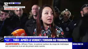 Affaire Théo: "On est soudés tous ensemble autour de nos collègues qui ont été diffamés", affirme Linda Kebbab (déléguée nationale SGP Police-FO)