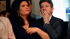 Raquel Garrido  et Jean-Luc Mélenchon