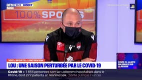 Pierre Mignoni, manager du Lou Rugby, était l'invité de 100% sports Lyon le 16/11