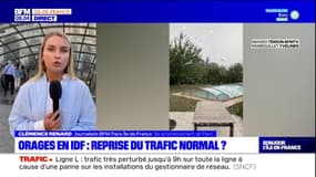 Île-de-France: le trafic perturbé sur la ligne J à cause des orages de ce lundi soir