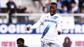 Hamed Junior Traoré buteur pour l'AJ Auxerre, 20 octobre 2024