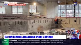 JO 2024: un centre aquatique en construction à Saint-Denis