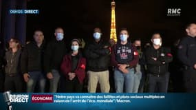 Nouvelle action des forces de l'ordre dimanche soir au Trocadéro à Paris