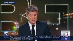 Présidentielle: Le Pen et Macron se livrent un duel à Amiens (1/3)