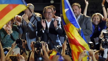 Le président sortant de la Catalogne, l'indépendantiste Artur Mas