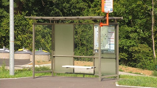 Un arrêt de bus (image d'illustration)