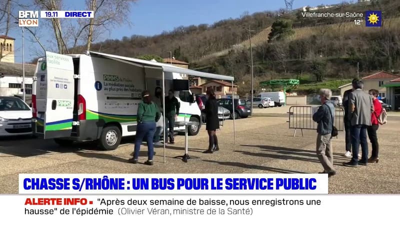 À Chasse-sur-Rhône, un bus pour le service public