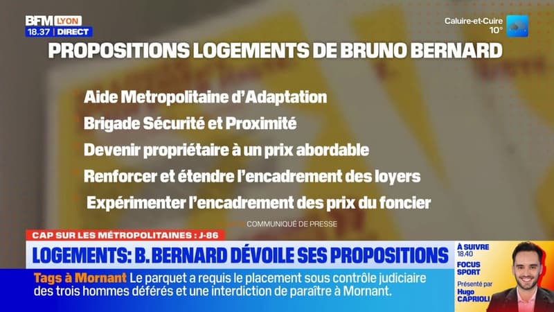 Elections métropolitaines : les propositions logement de Bruno Bernard