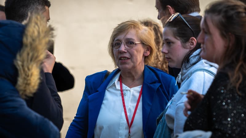 Nadine F., la mère de Cédric Jubillar devant la Cour d'assises du Tarn à Albi (France), le 8 octobre 2025. (Photo d'illustration)