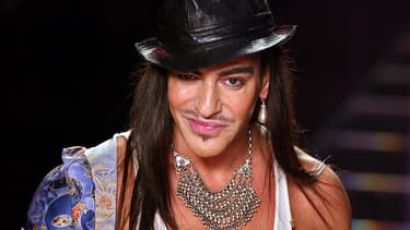 Le couturier John Galliano en 2003.