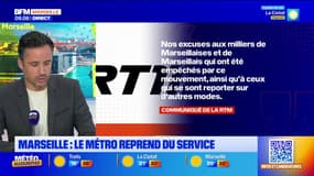 Marseille : le métro reprend du service 