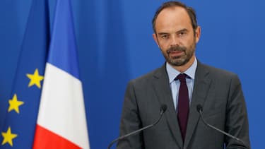 Edouard Philippe lors de son allocution.