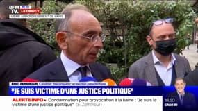 Éric Zemmour sur sa condamnation pour provocation à la haine raciale: "Ça fait dix ans qu'on me harcèle judiciairement"