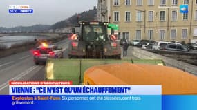 Mobilisations d'agriculteurs à Vienne : "ce n'est qu'un échauffement"