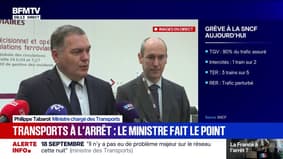 Grève du 18 septembre: Philippe Tabarot, ministre démissionnaire chargé des Transports, précise que les lignes de métro à Paris sont "moins perturbées" que prévu 