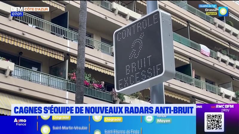 Cagnes-sur-Mer : des radars anti-bruit pour réduire les nuisances