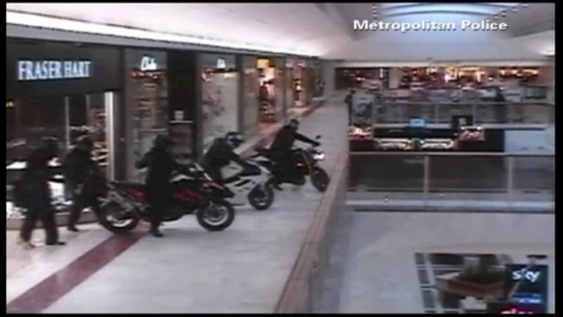 Un centre commercial du nord de Londres a été victime d'un audacieux braquage, le 6 novembre dernier