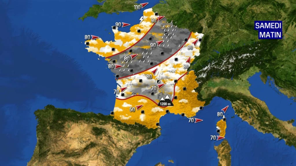 La météo du samedi 13 mars