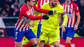 Antoine Griezmann et Lionel Messi