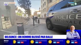 Marseille: un homme blessé par balle à Belsunce