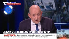 Jean-Yves Le Drian sur l'Ukraine: "La France n'est pas cobelligérante"