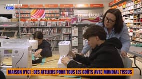 MAISON D'ICI : Des ateliers pour tous les goûts avec Mondial Tissus 