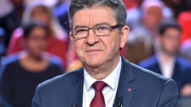 Jean-Luc Mélenchon sur le plateau de L'Emission politique