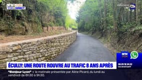 À Ecully, une route rouvre à la circulation après huit ans de fermeture