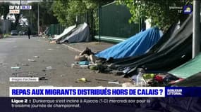 Repas aux migrants: la mairie de Calais demande des distributions hors agglomération