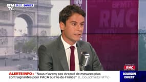 Gabriel Attal face à Jean-Jacques Bourdin en direct - 10/09