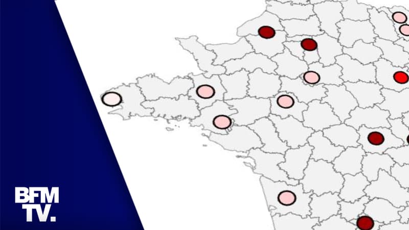 Infographie sur le taux d'incidence par métropole.