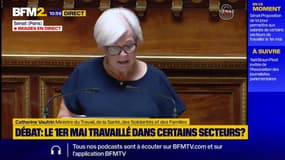 Travail le 1er-Mai: une proposition de loi qui vient "combler une faille juridique", pour Catherine Vautrin
