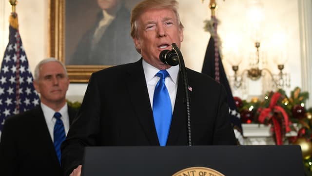 Donald Trump, le 6 décembre 2017.