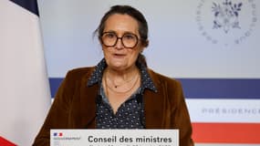 Sophie Primas, porte-parole du gouvernement, à l'issue du Conseil des ministres, le 22 janvier 2025