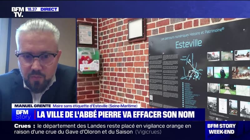 Je salue le mouvement Emmaüs pour les décisions qu'ils ont prises: Le maire d'Esteville (Seine-Maritime) s'exprime sur la fermeture du lieu de mémoire dédié à l'abbé Pierre 