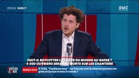 Coupe du monde au Qatar: Julien Bayou, secrétaire national Europe Ecologie Les Verts estime qu'on "ne peut pas dire Non au Qatar accusé de financer le terrorisme, et vive le sport et le business: ce n'est pas possible"