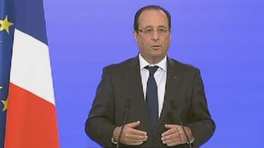 François Hollande s'est exprimé depuis le siège du Conseil économique, social et environnemental (Cese), en ouverture de la conférence environnementale.