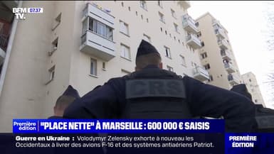 Opération "place nette XXL" à Marseille: 600.000 euros en liquide saisis 