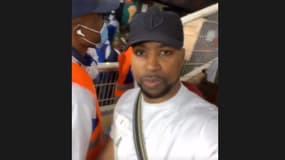 Rohff au stade d'Olembe pendant Cameroun-Comores
