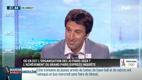 "Pour le moment tout va très bien !" assure Tony Estanguet, président du comité d'organisation des JO 2024