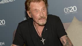 Johnny Hallyday en avril 2016.