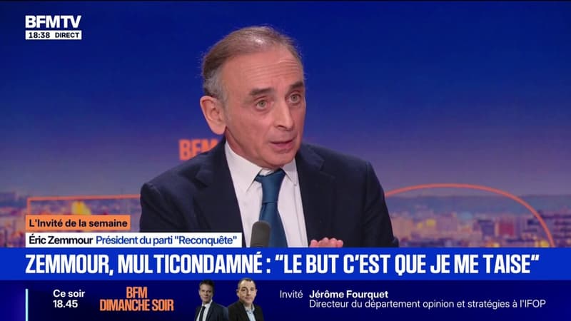 "La Jeune Garde pourrit tous mes meetings", explique Éric Zemmour (Reconquête !)