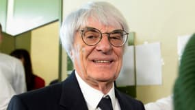 Le patron de la Formule 1, Bernie Ecclestone, ce jeudi au premier jour de son procès devant le tribunal de Munich, en Allemagne.