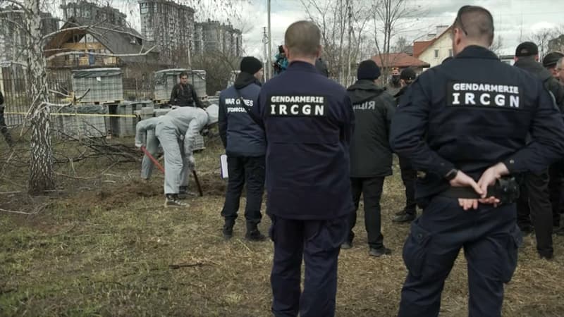 Ukraine: à Boutcha, des gendarmes français prêtent main forte aux enquêteurs ukrainiens