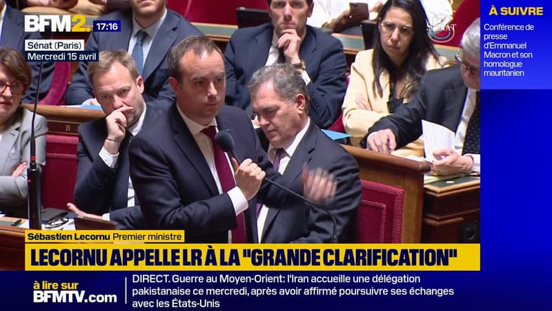 Sébastien Lecornu appelle LR à "la grande clarification" quant à ses relations avec le RN