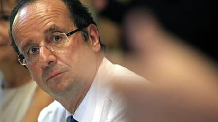 François Hollande, grand favori de la primaire socialiste pour l'élection présidentielle de 2012 en France, estime que Nicolas Sarkozy n'est pas un président "normal". "Il a eu un exercice des responsabilités qui ne m'a pas paru normal, et dont les França