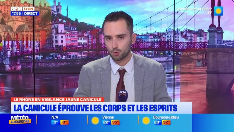 Le Rhône en vigilance jaune canicule : la canicule éprouve les corps et les esprits