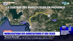Bouches-du-Rhône: nouvelles mobilisations des agriculteurs et des taxis