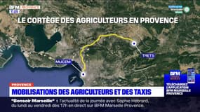 Bouches-du-Rhône: nouvelles mobilisations des agriculteurs et des taxis