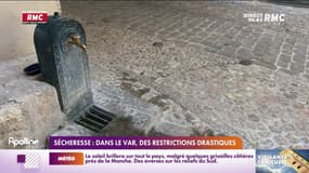 Sécheresse: dans le Var, des communes limitent la consommation d'eau à 200 litres par jour